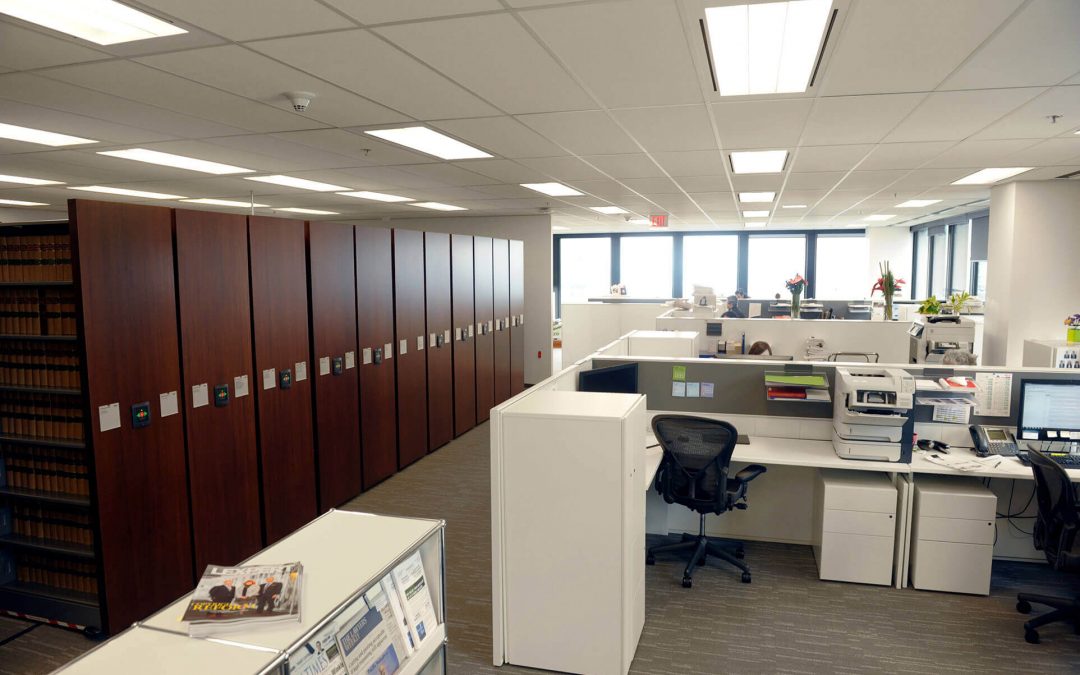 Mobile Filing Shelves at Toronto Law