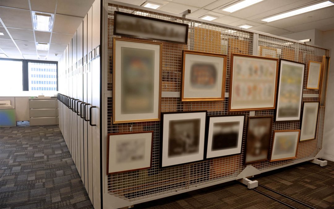 Art Gallery Painting Storage Racks