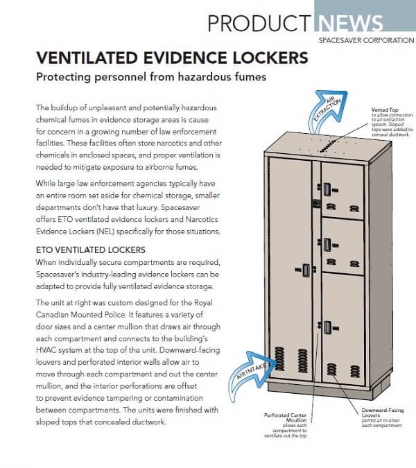 Ventilated Evidence Lockers Brochure