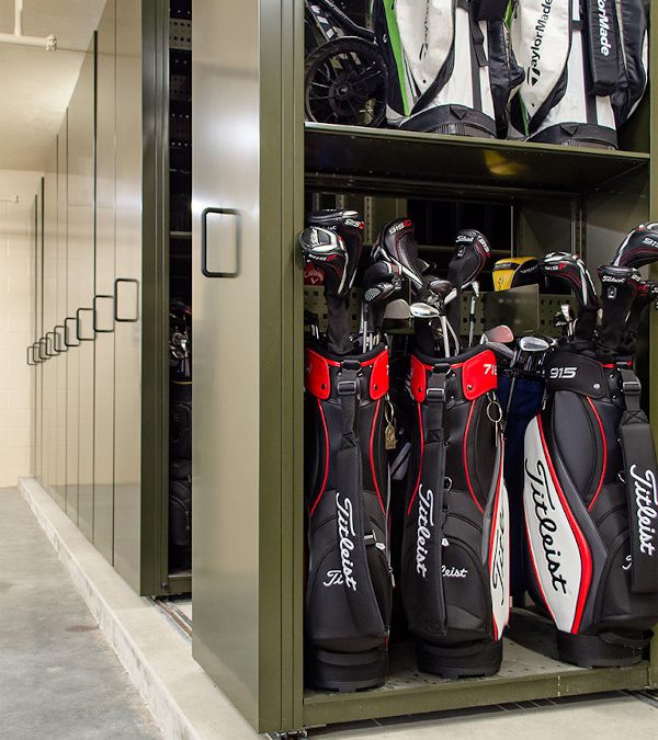 High-End Golf Bag Storage