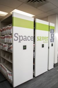 SPACESAVER - Wheelhouse Low-Profile Moving Shelving Systems - SYSTEMCENTER